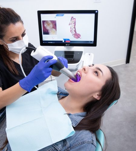 Intra oral scanning at Brij Dental Clinic
